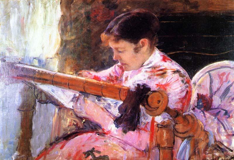 Mary Cassatt Lydia at the Tapestry Loom